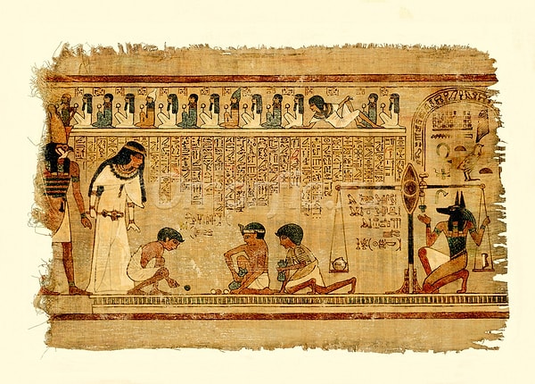 1. Приступим. Из чего древние египтяне делали бумагу?