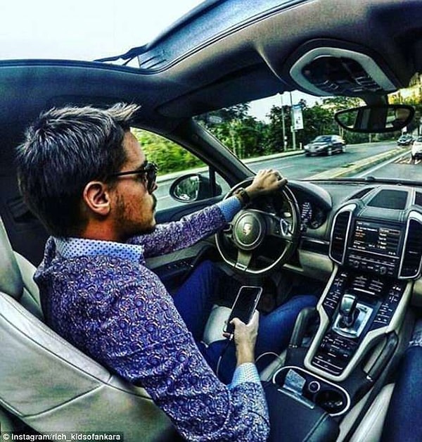 13. Многие богатые дети любит проехаться и без шофера