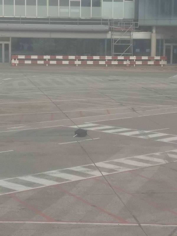 10. Выпавший чемодан в аэропорту Дублина.