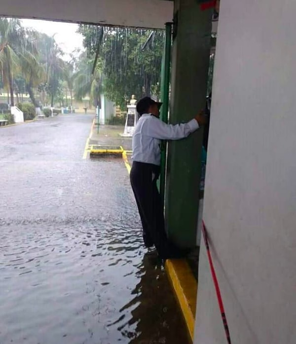 16. И, наконец, мы почти уверены, что этот охранник не получает соответствующую такой работе зарплату