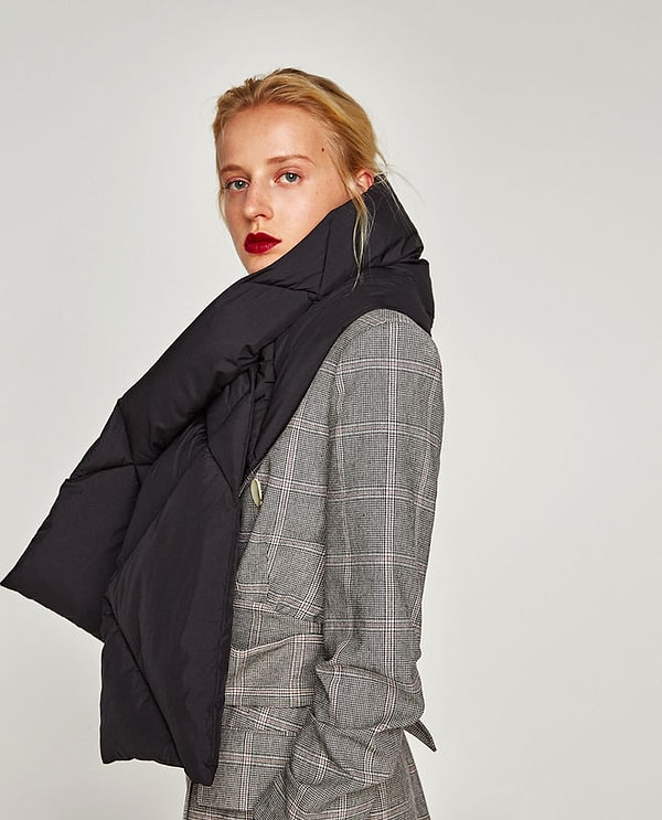 4. Шарф-пуховик