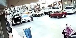 Müthiş Refleksi Sayesinde Ufak Kızı Arabanın Altında Kalmaktan Kurtaran Adam