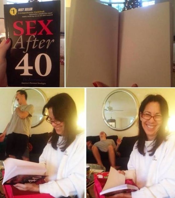 11. Самая искренняя реакция на книгу "Секс после 40", которая только может быть