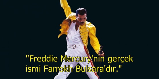 Rock Müziğin Efsane İsmi Freddie Mercury Hakkında Bilinmeyen Gerçekler
