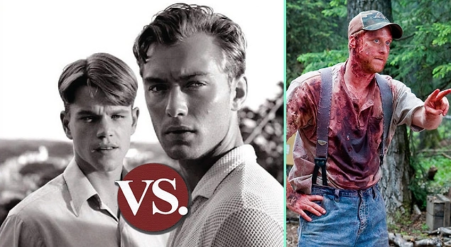 Hatırlamak zor ama; Cable'ın zaman yolculuğu yaparak şimdiki zamana geldiği anda tuvalet kağıtları hakkında ilginç bir konuşma yapan redneck'leri Matt Damon ve Alan Tudyk canlandırıyordu.