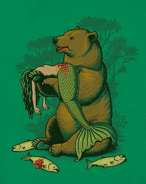 8. Русалка на ветвях висит...