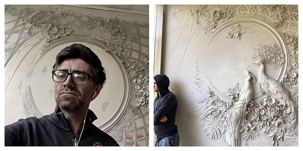 Художник из России использует древнюю технику, превращая стены в произведения искусства, и результат превосходит любые ожидания