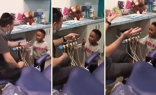 Dişçiye Gelen Ufaklığın Korkusunu Yenmesi İçin İllüzyon Yeteneklerini Kullanan Mükemmel Doktor