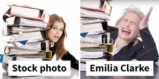 Эмилия Кларк призналась, что ее "истинное призвание" - это модель для стоковых фотографий!