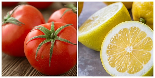5. Помидор и лимон