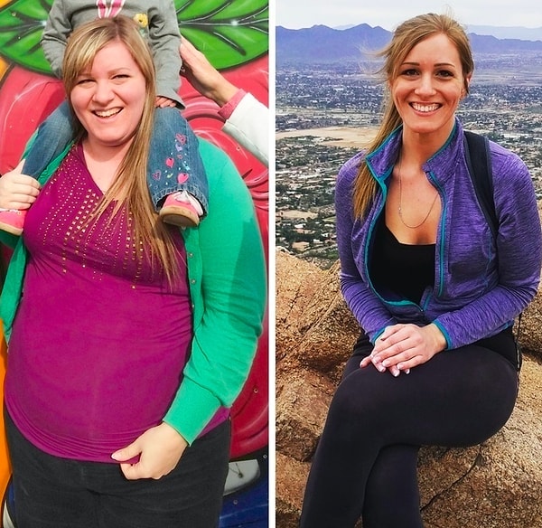 13. Даже проблемы с женским здоровьем не помешали этой девушке сбросить ненавистные килограммы: