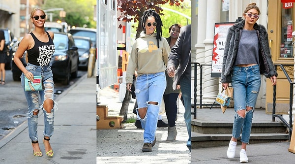 8. Рваные джинсы