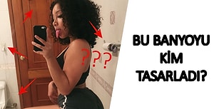 Banyodaki Fotoğrafının İçerdiği Gariplikler İle Sosyal Medyanın Kafasını Karıştıran Kadın