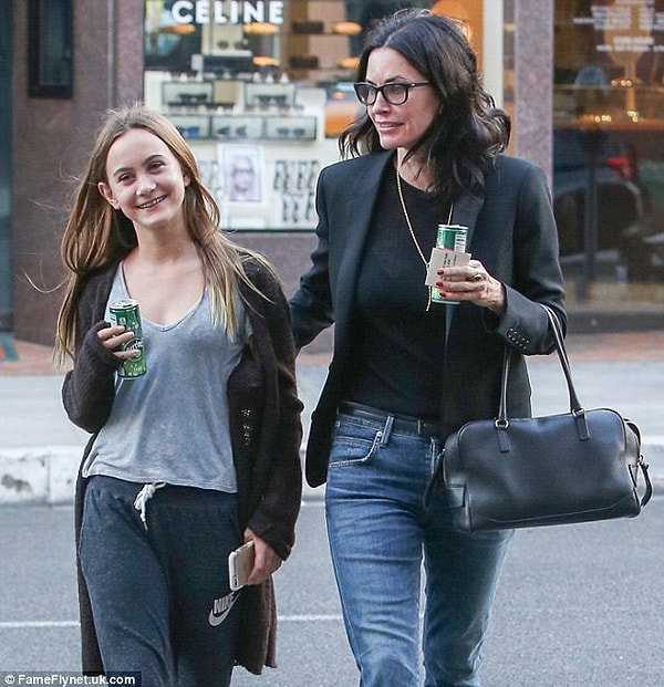 11. Кортни Кокс и дочь Коко