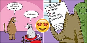 Kedilerin Çılgın ve Eğlenceli Dünyasını Keşfedebileceğiniz 20 Enfes İllüstrasyon