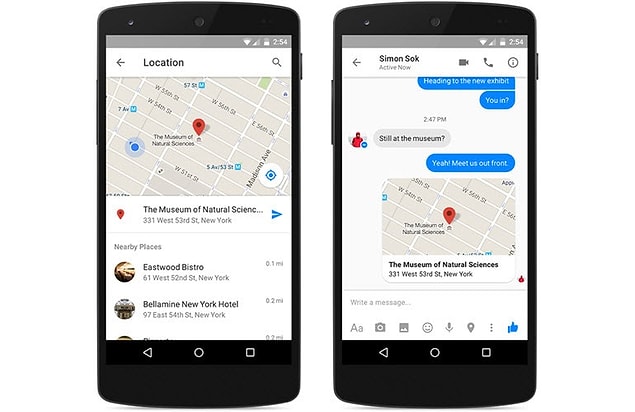 Facebook Messenger'dan Konum Nasıl Atılır?