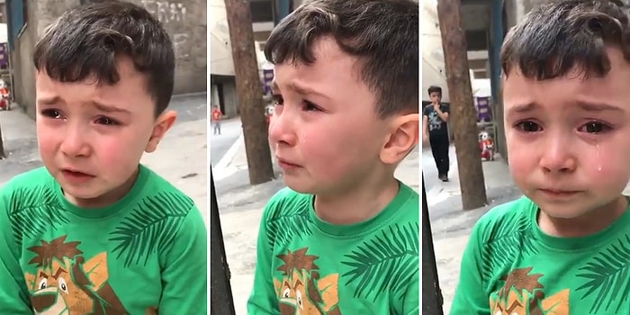 Arkadaşları Galatasaray'a Ezik Dedi Diye Gözyaşlarına Boğulan Ufaklık