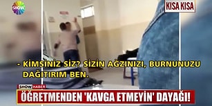 Kavga Eden Öğrencilerini Dayak Atarak Terbiye Etmeye Çalışan Öğretmen