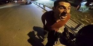 Motorcunun Önüne Kırarak Kaza Yaptıran Sonra da Bıçak Çeken Maganda Sürücü
