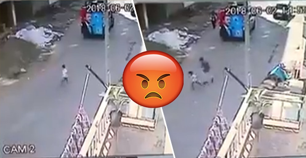 Seçim Arabasından İnip Sokaktaki Çocuğa Tokat Atarak Yere Seren Vicdansız!