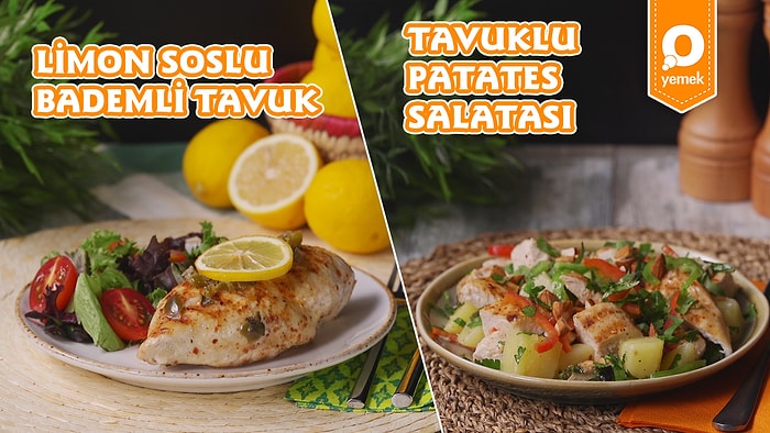 Mis Lemon Ferahlığı Sofraya Geldi: İftarlık Limon Soslu Bademli Tavuk ve Sahurluk Tavuklu Patates Salatası Nasıl Yapılır?