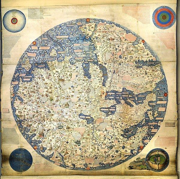 Venedikli Keşiş Fra Mauro'nun Haritası (1450)