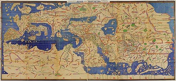 Al-İdrisi'nin Haritası (1154)
