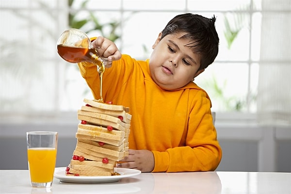 5. 1 ребенок из 25 в Великобритании страдает ожирением.