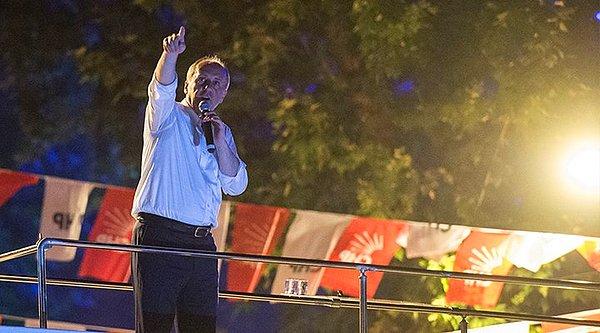 Muharrem İnce'de dün Kadıköy'deki mitinginde duruma tepki göstermişti.