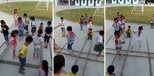 Koordinasyon ve Takım Çalışmasını Ön Plana Çıkartan Muhteşem Bir Oyun Oynayan Ufaklıklar