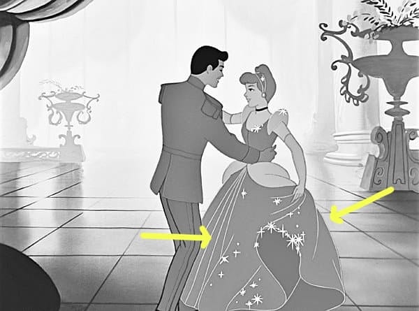 10. И, наконец, какого цвета было платье Золушки?