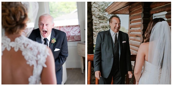 Kızlarını Gelinlikleriyle İlk Kez Gören Babaların Tepkilerini Görünce Duygularınıza Hakim Olamayacaksınız!