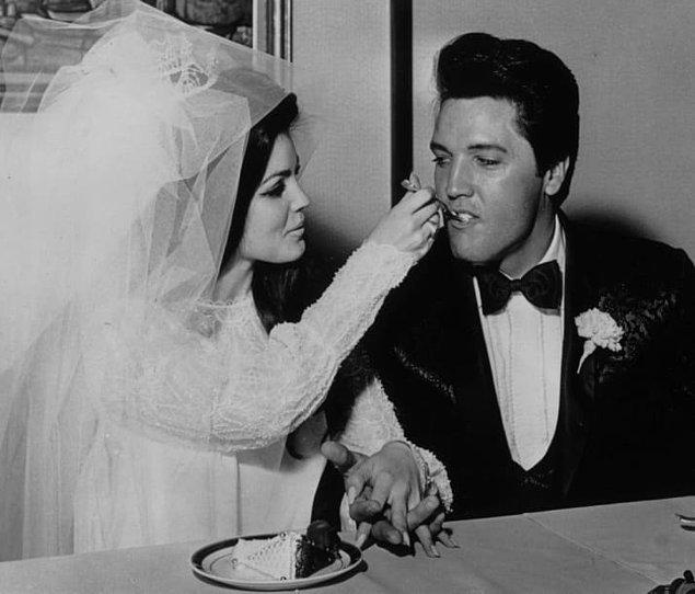 19. Priscilla Beaulieu ve Elvis Presley, 1967