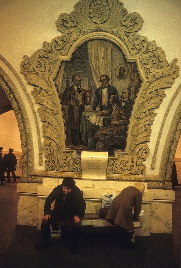 27. Московское метро почти ничем не отличается от своего сегодняшнего облика: