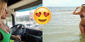 Şaşırmaya Hazır Olun! Sizleri Gelmiş Geçmiş En Seksi Kamyon Şoförüyle Tanıştırıyoruz: Angelica Larsson
