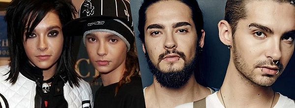 14. Билл и Том Каулитц - участники группы Tokio Hotel.