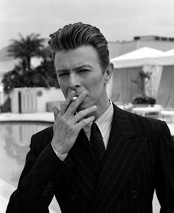 6. David Bowie'nin 1993 yılında çekilmiş bu fotoğrafı.
