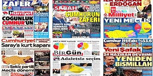 Gazeteler Sonuçları Nasıl Gördü? 24 Haziran Seçimi Manşetlerde