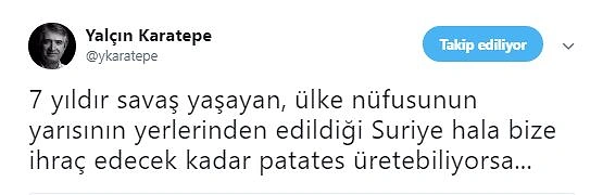 SURÄ°YEDEN 'PATATES Ä°THALATI' ile ilgili gÃ¶rsel sonucu