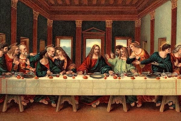 8. 'Son Akşam Yemeği' freski neyi anlatıyor?