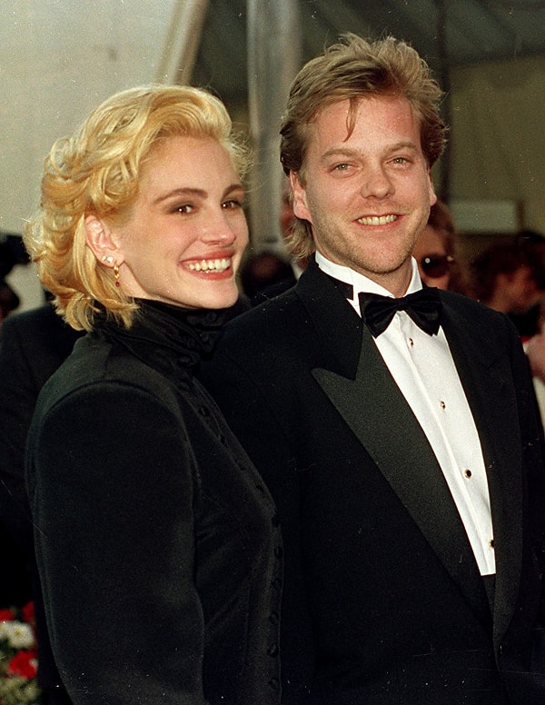 5. Джулия Робертс и Кифер Сазерленд в 90-е