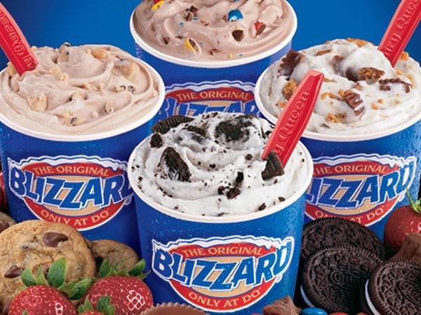 2. Выберите вкус мороженого наподобие DQ Blizzard или McFlurry: