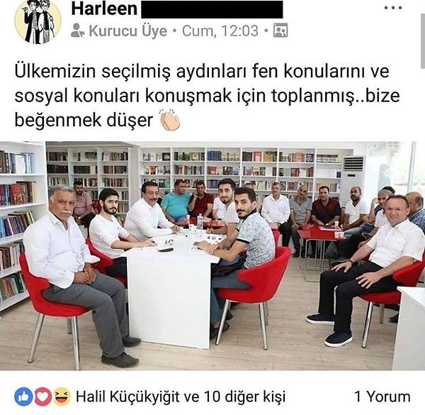 7. Millet kıraathanelerinin fotoğrafını kullanarak insanlar kendilerine eğlence çıkardılar.