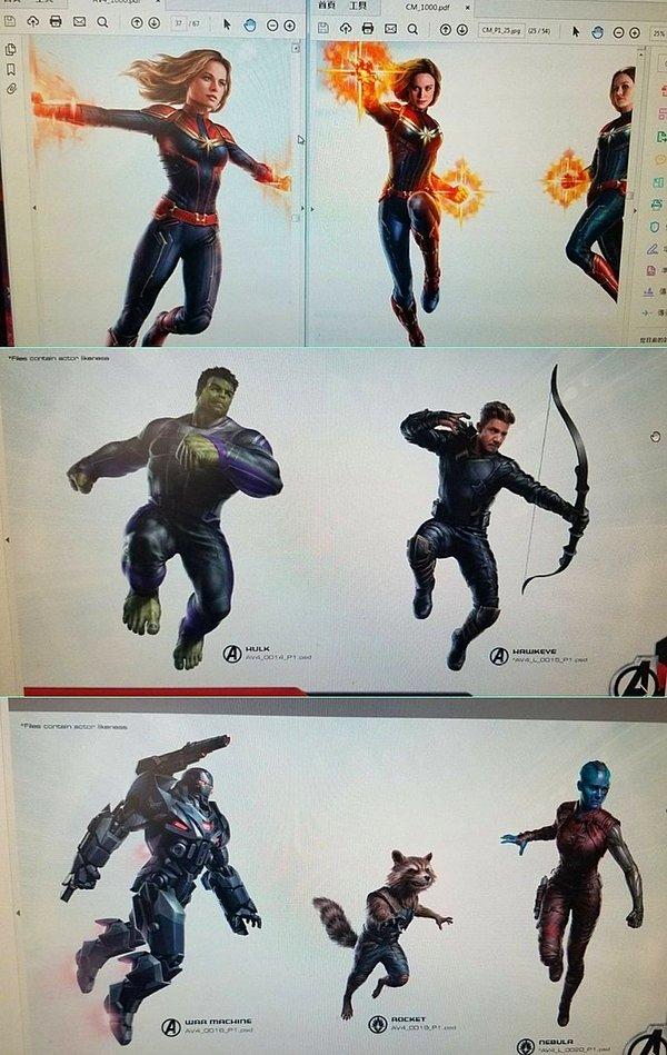 Tek sızıntı bu değil. Avengers 4'ün konsept çalışmaları da sızdı.