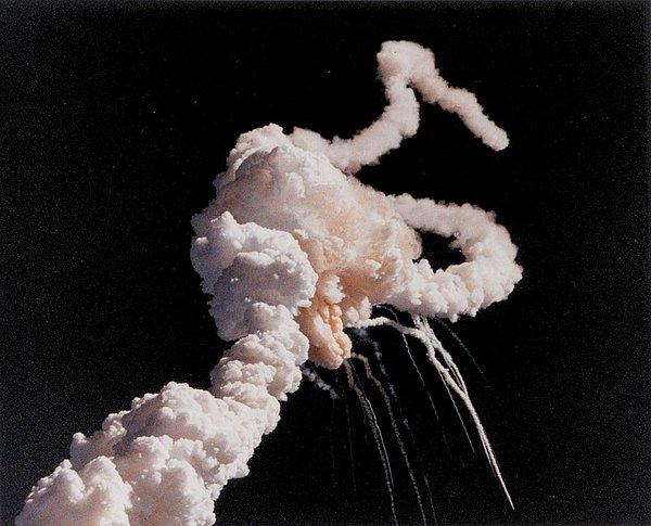 69. Patlayan uzay aracı, "Challenger" - 1986