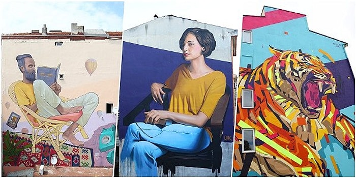 Kadıköy'ün Güzelliğine Güzellik Katan Mural Festivali Bu Sene de Binaları Rengarenk Sanat Eserine Dönüştürdü