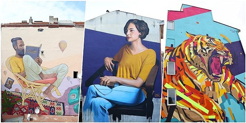 Kadıköy'ün Güzelliğine Güzellik Katan Mural Festivali Bu Sene de Binaları Rengarenk Sanat Eserine Dönüştürdü