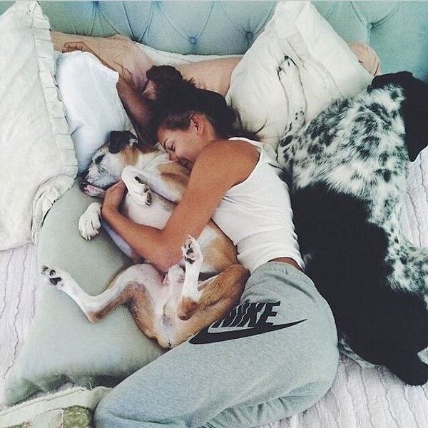 13. Спят ли с вами в кровати ваши домашние питомцы?