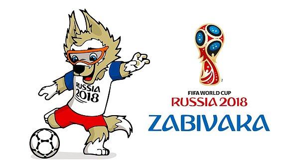 2018 Dünya Kupası'nın maskotu ise Rusya'nın dünyaca ünlü hayvanı sibirya kurdundan esinlenerek tasarlanan 'Zabivaka' oldu.