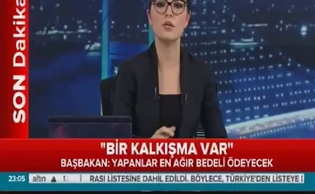 Başbakan Binali Yıldırım saatler 23:05'i gösterirken önce NTV, akabinde A Haber televizyon kanallarının canlı yayınlarına bağlanarak açıklama yaptı. “Bir kalkışma giriÅŸimiâ€nin olduğunu belirtti. Yıldırım, “Bu girişime izin verilmeyecektir. Bunu yapanlar en ağır bedeli ödeyeceklerdir. Askerin içerisinde bir grubun kalkışması söz konusu.†dedi.